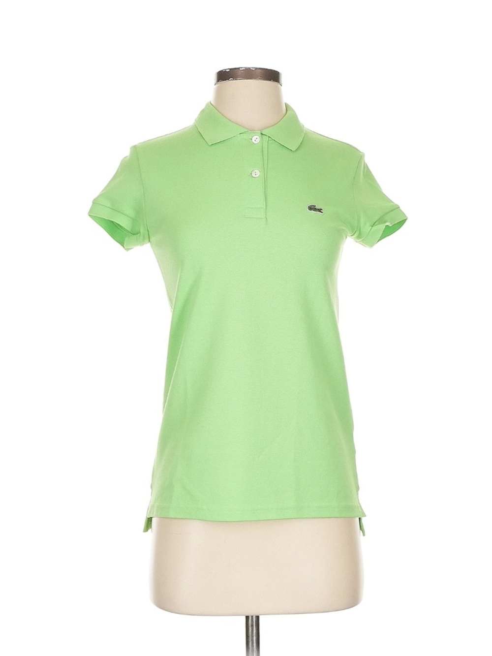 Lacoste Women's Short Sleeve Polo in Lime Green